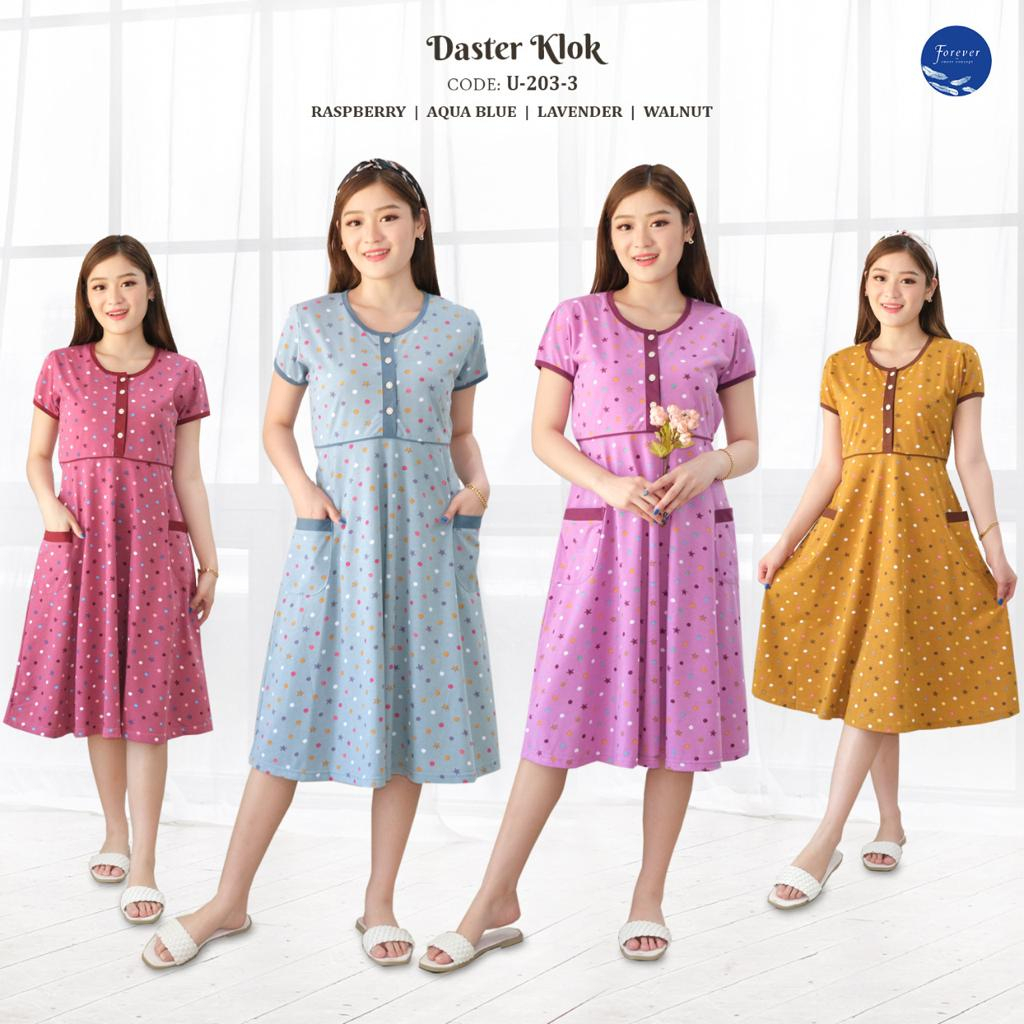 Daster Klok Forever (Polkadot)