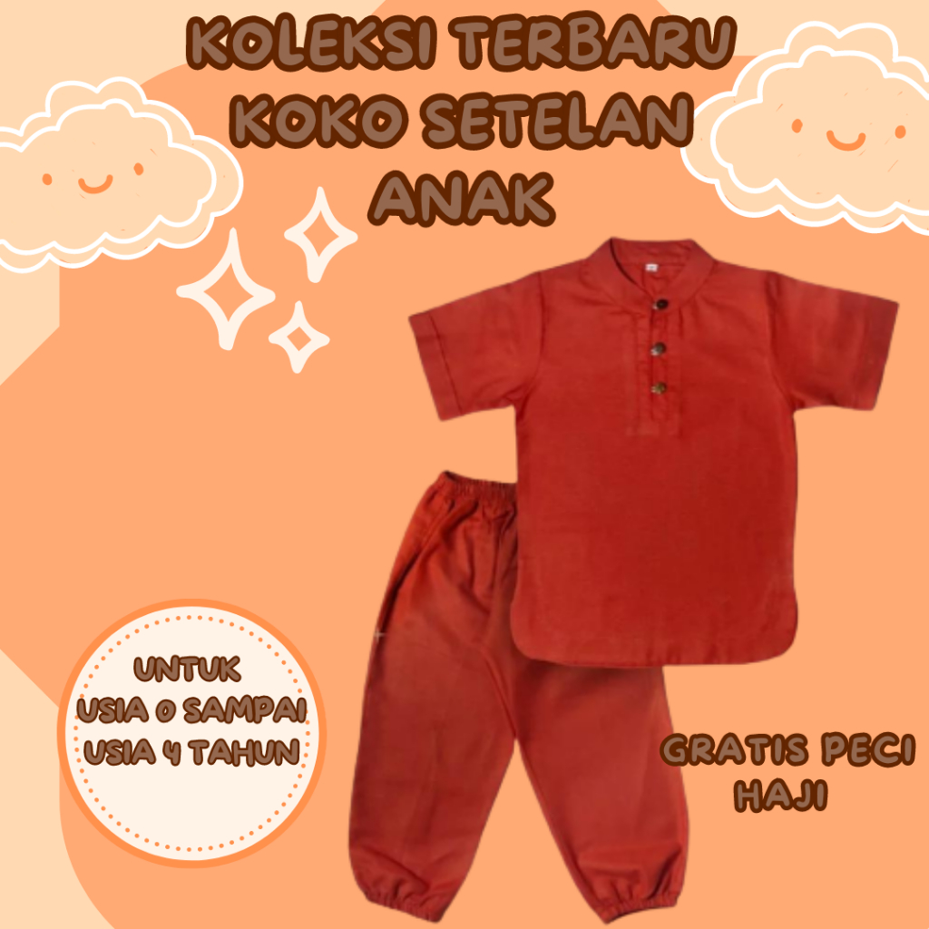 (Bonus Peci) Koko Musa Bahan Linen Koko Anak Bahan Adem Set Koko Pakaian Muslim anak Laki-Laki Baju Lebaran Baju Koko Gamis Jubah Arab Anak | Koko Bayi Aqiqah |Qomis baby balita | Baju muslim bayi aqiqah Baju Jubah Gamis Aqiqah Newborn Laki Laki