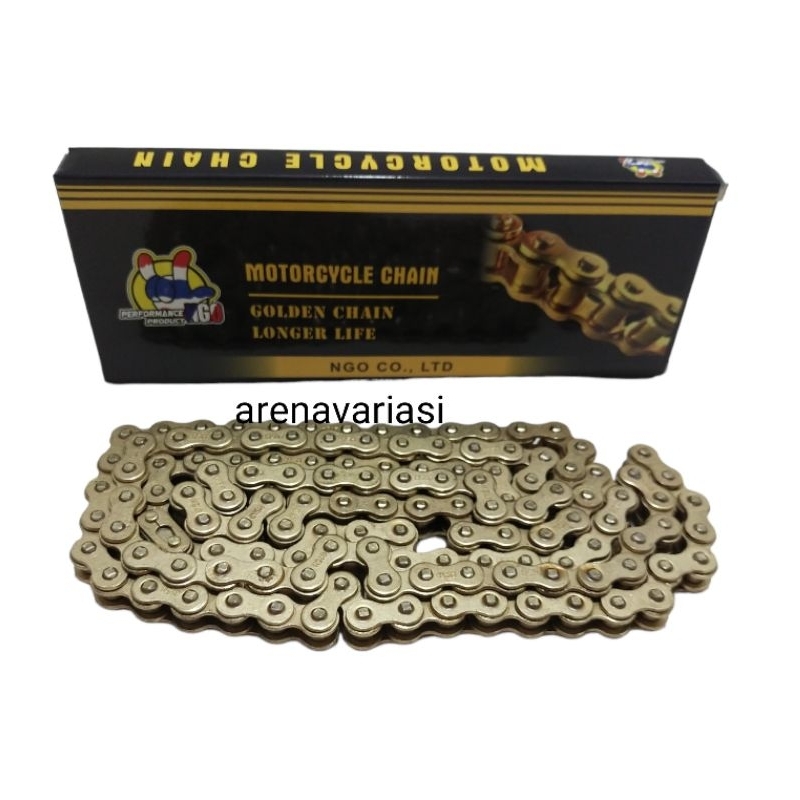 rantai 415 H gold rantai motor 415 gold 130 L