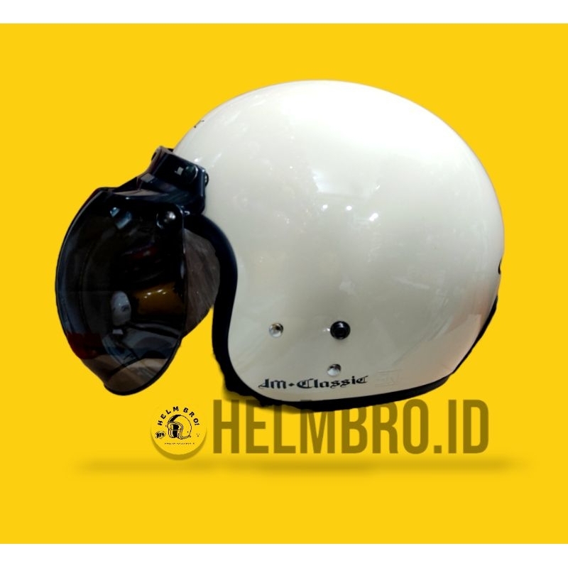 Helm JM Retro 08 Original Classic | Helm Retro Pria & Wanita