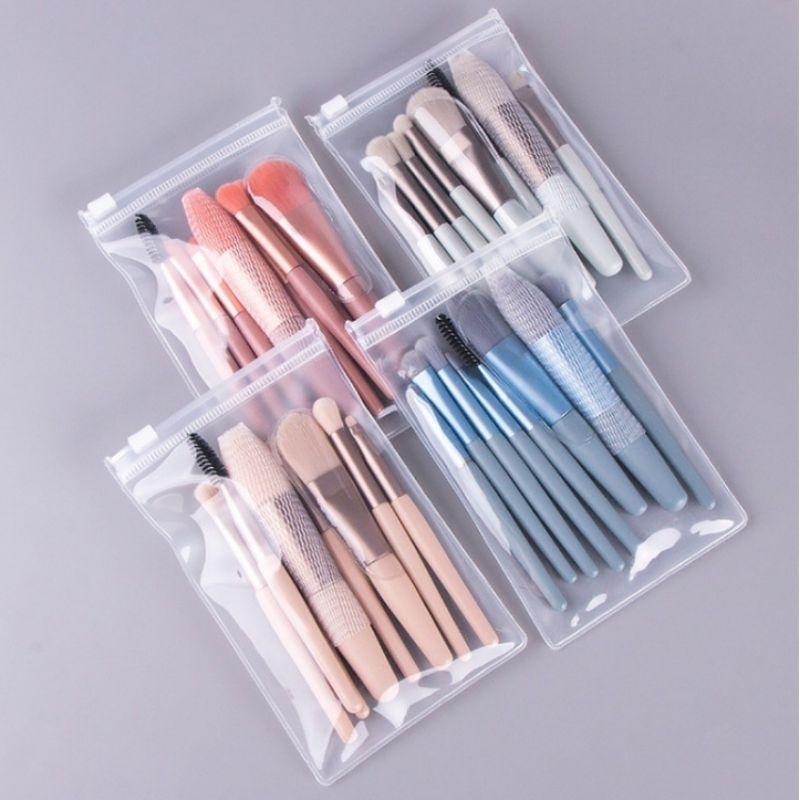 Kuas set Make Up 8pcs Set Mini Travel Make up Brush Kuas