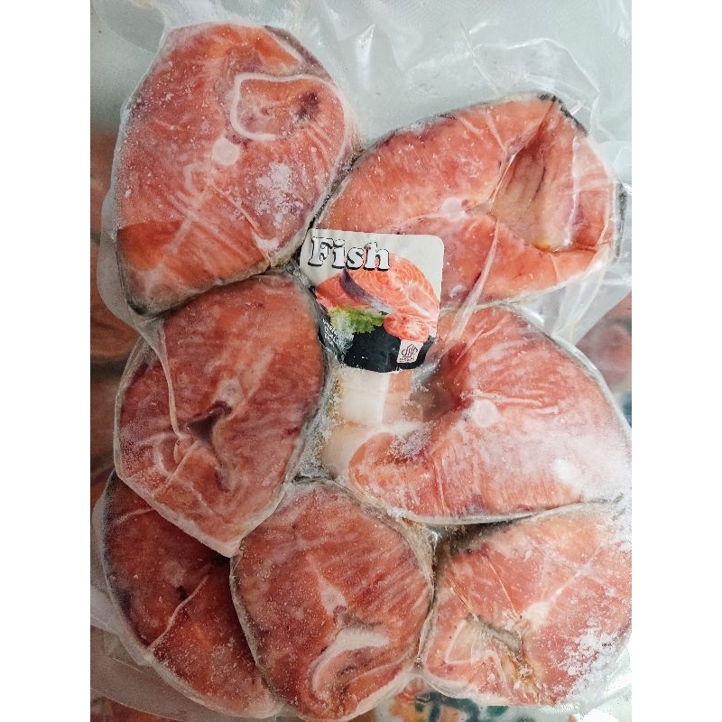 surabaya ikan salmon steak frozen beku