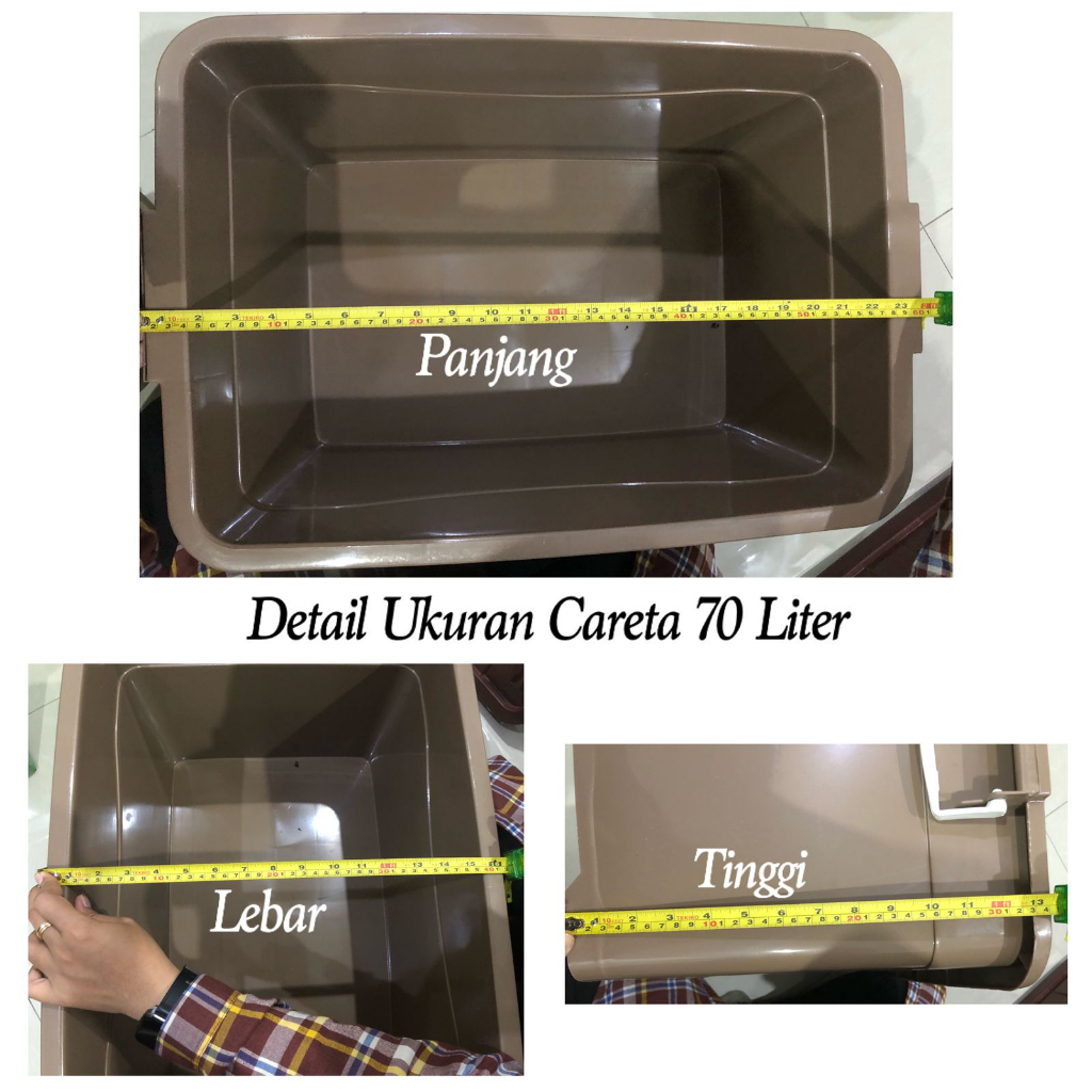 Container Box Careta 70 /  Continer Box careta caravelle 35 Liter Link Instan