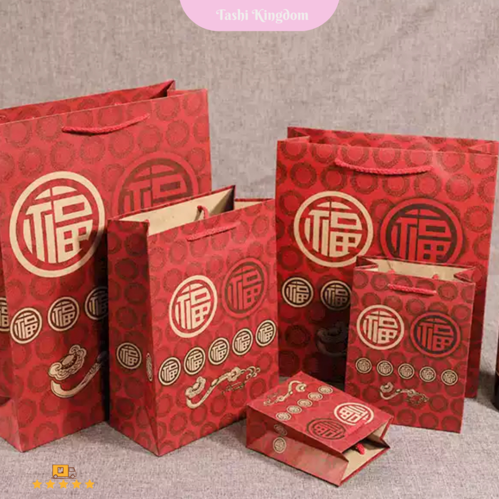 

PAPER BAG TEMA CHINA PAPER BAG IMLEK FU PAPERBAG KARTON IMLEK KANTONG IMLEK FU