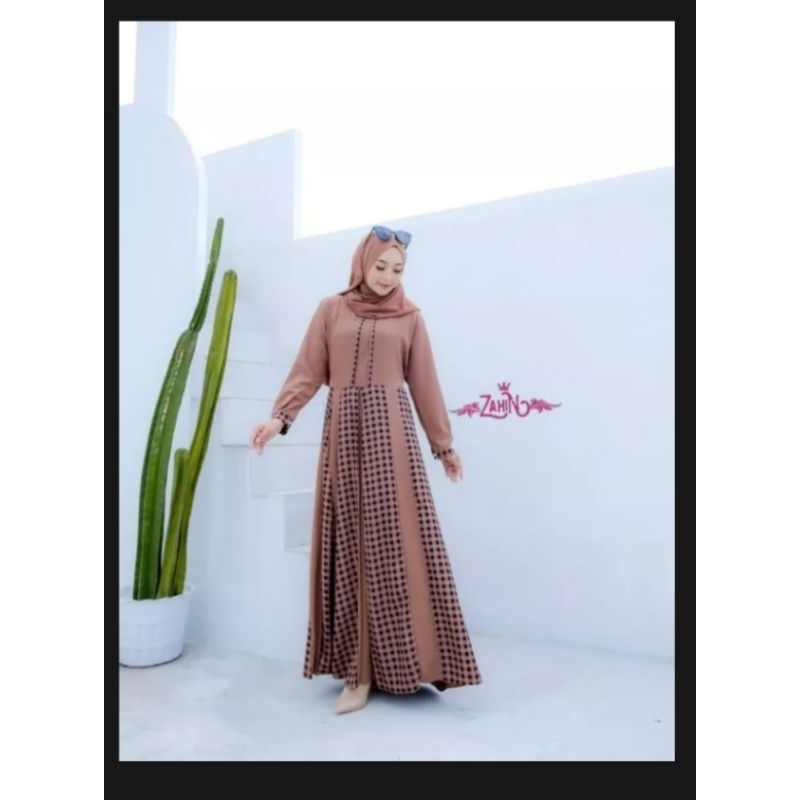 GAMIS REMAJA QIARA SHAKILA ITY CREPE BY ZAHIN