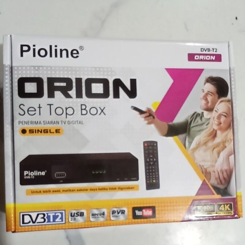Set Top Box STB TV siaran Digital Full HD Wifi Pioline ORION