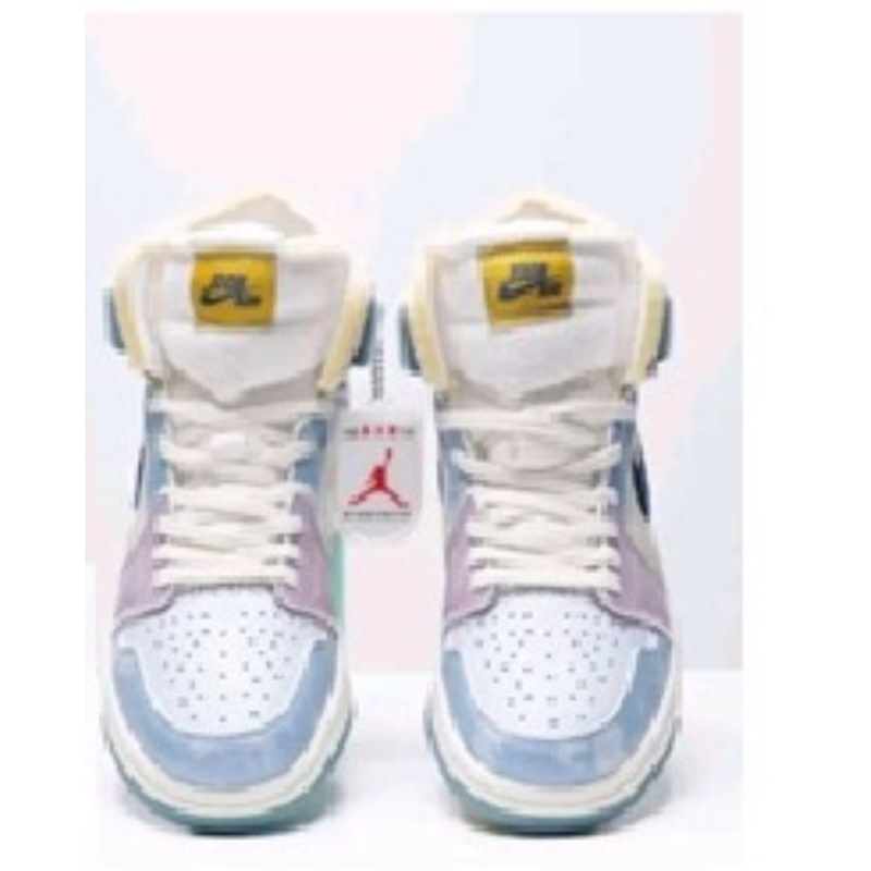 Sepatu Nike air Jordan 1 high OG Zoom Comfort washed Blue