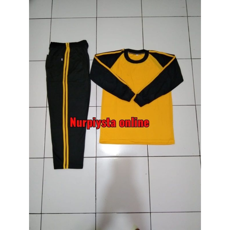 stelan baju olahraga Anak Paud/TK Tangan panajang