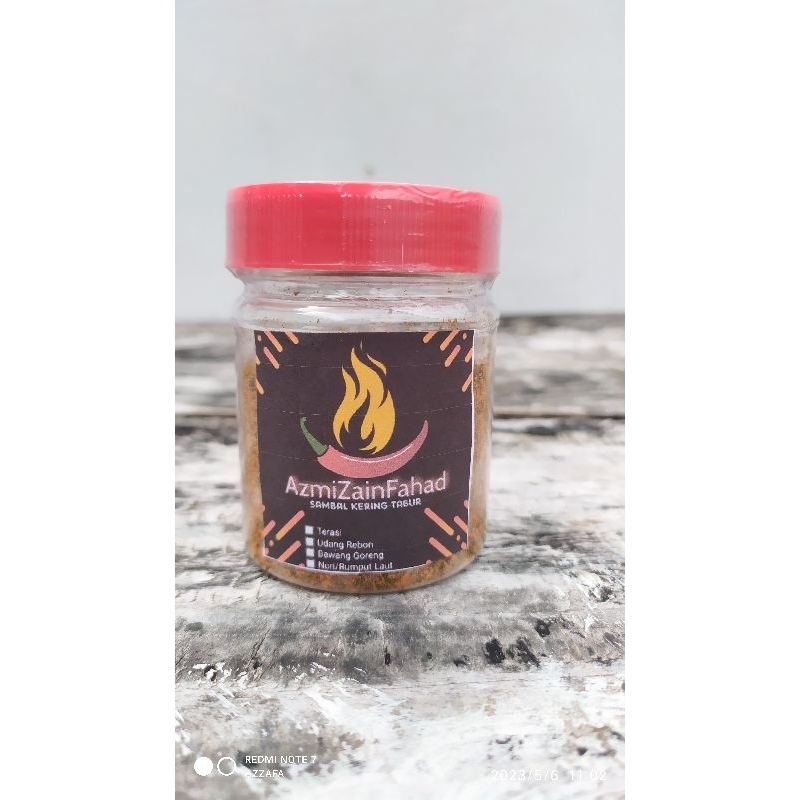 

Sambal kering tabur extra pedas nori/rumput laut