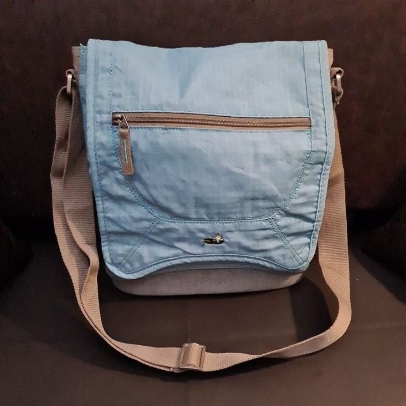 SHOULDER BAG LILY* BLUE GREY