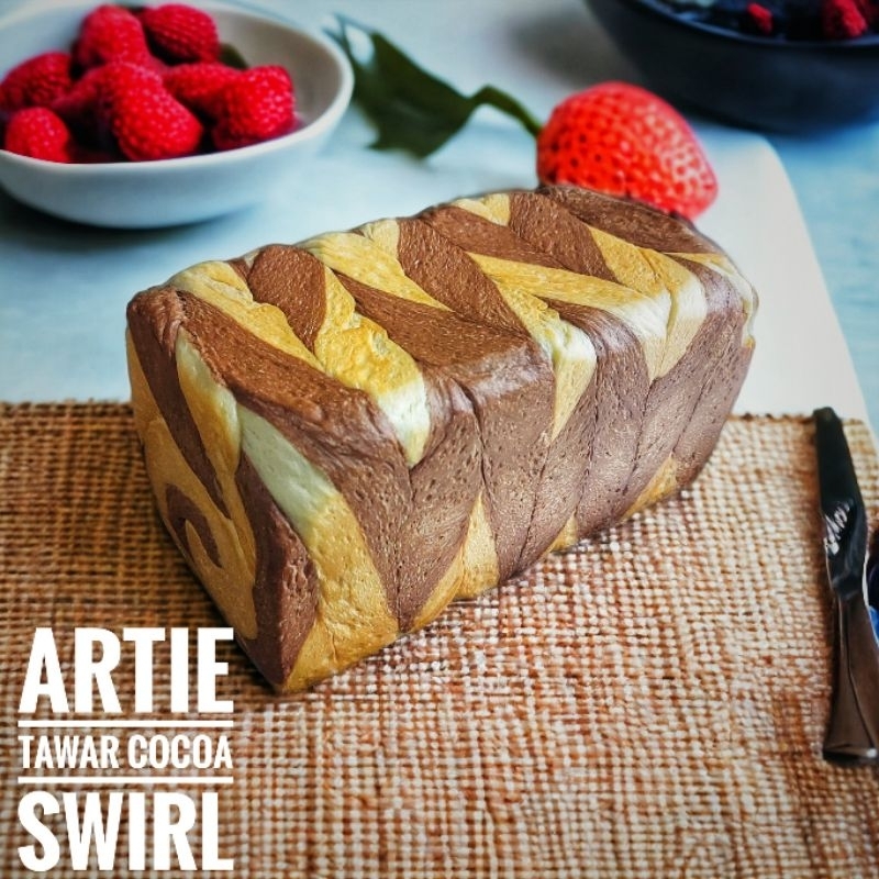 

Tawar Cocoa Swirl Bread by Artie Bakery