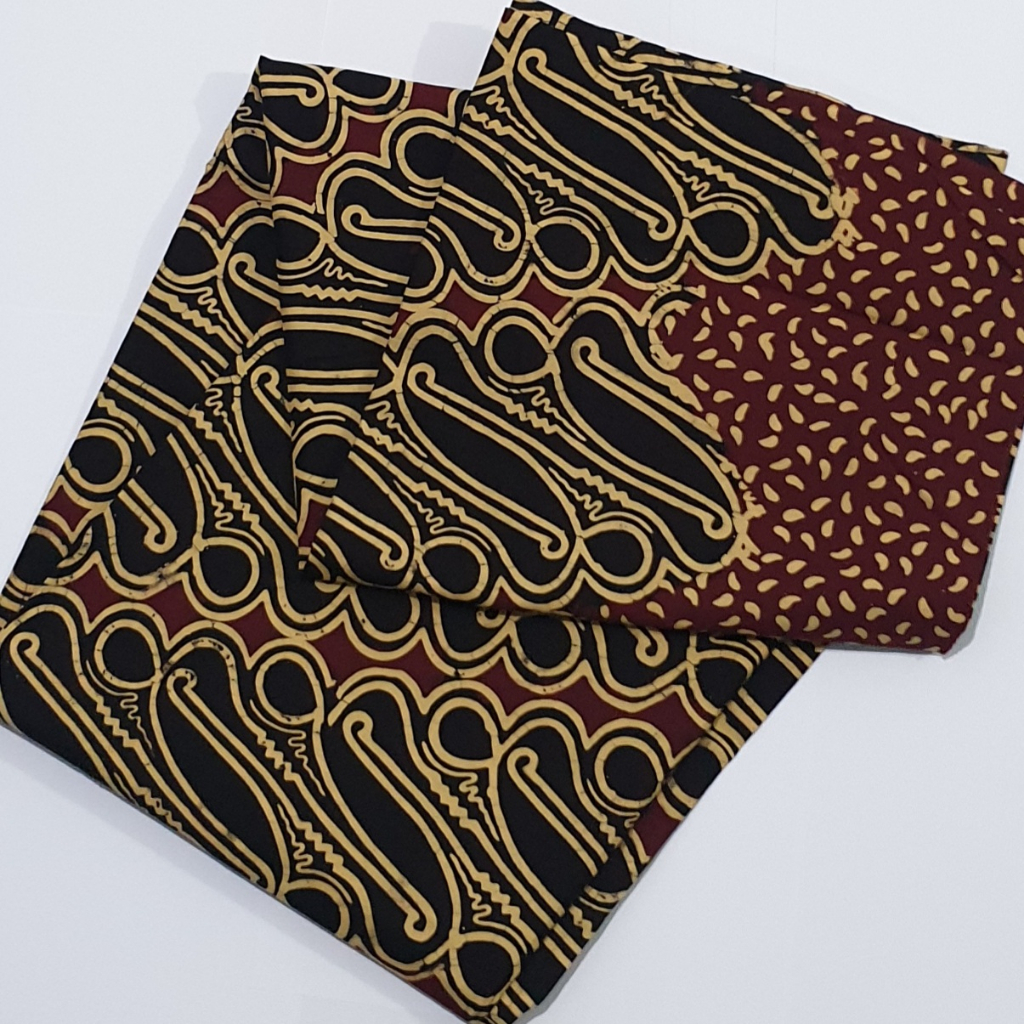 KAIN H SANTOSO AAA HITAM PUTIH / KAIN BATIK PEKALONGAN / KAIN BATIK UNGGUL JAYA / KAIN BATIK PARANG / MOTIF SIDOMUKTI