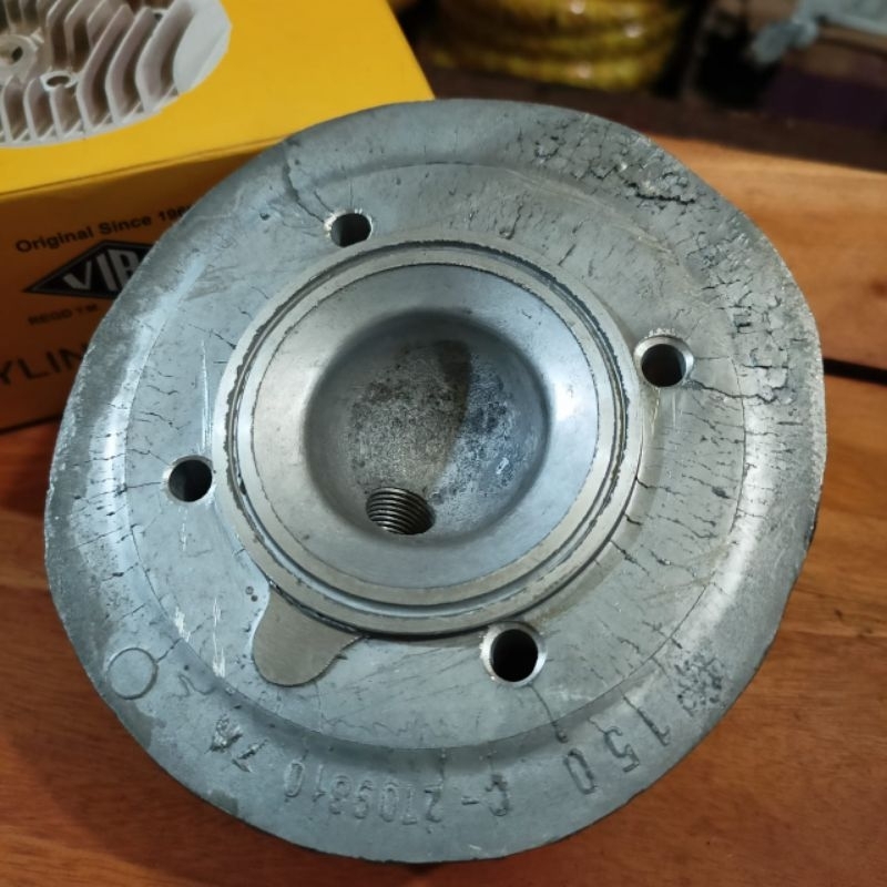 silinder head vespa super px ps sprint excel