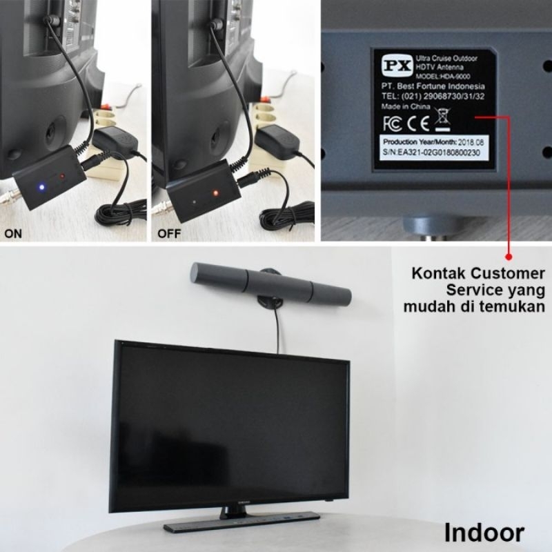 Px Antena Hda9000 - Px Indoor Outdoor The Best Type Antena Luar Dalam Type Terbaik Tv Led Digital Px