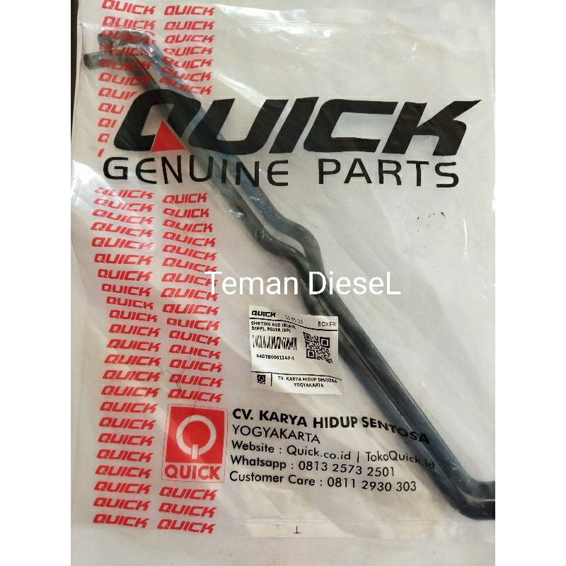 Shifting Rod G1000Boxer Quick kawat kompling belok G1000Boxer