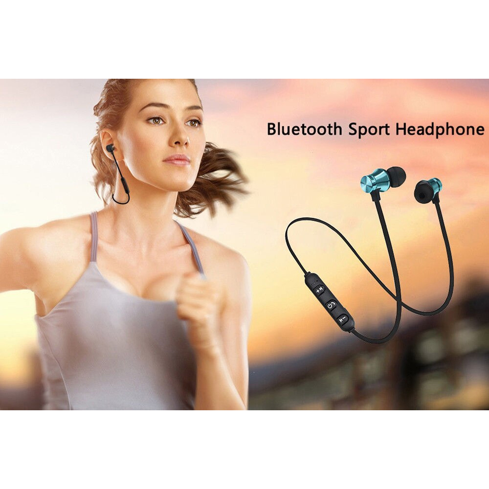 Earphone Neckband Sweatproof Bluetooth 4.1 with Mic - XT11