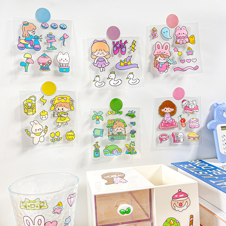 [ORGM] STICKER VIRAL Estetik Deco Sticker Sticker Jurnal Sticker Cantik Set 100 Lembar