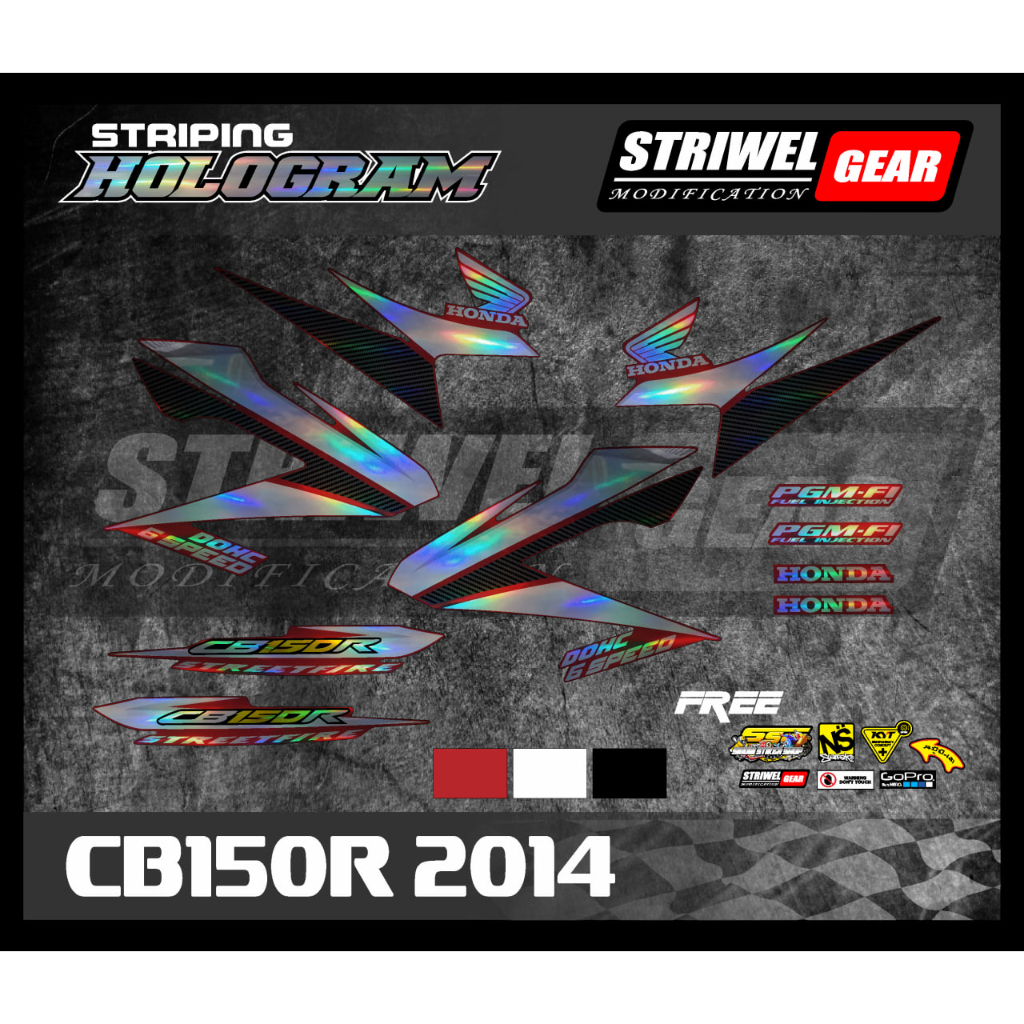 Striping CB150R Old 2014 Hologram