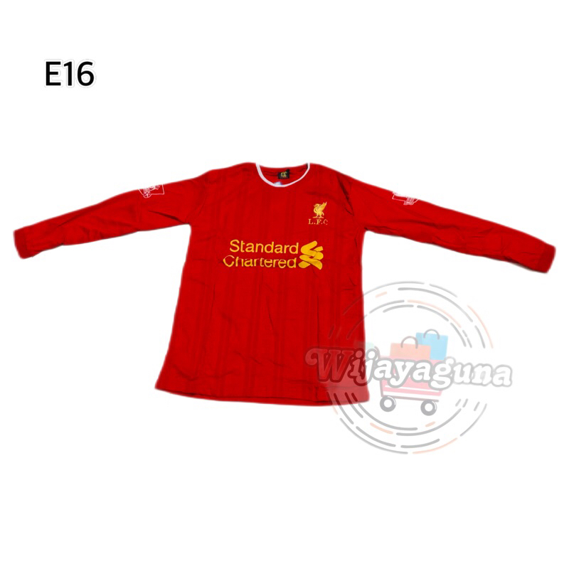 [WijayaGuna] Baju Bola lengan panjang Liverpool / LFC (E16)