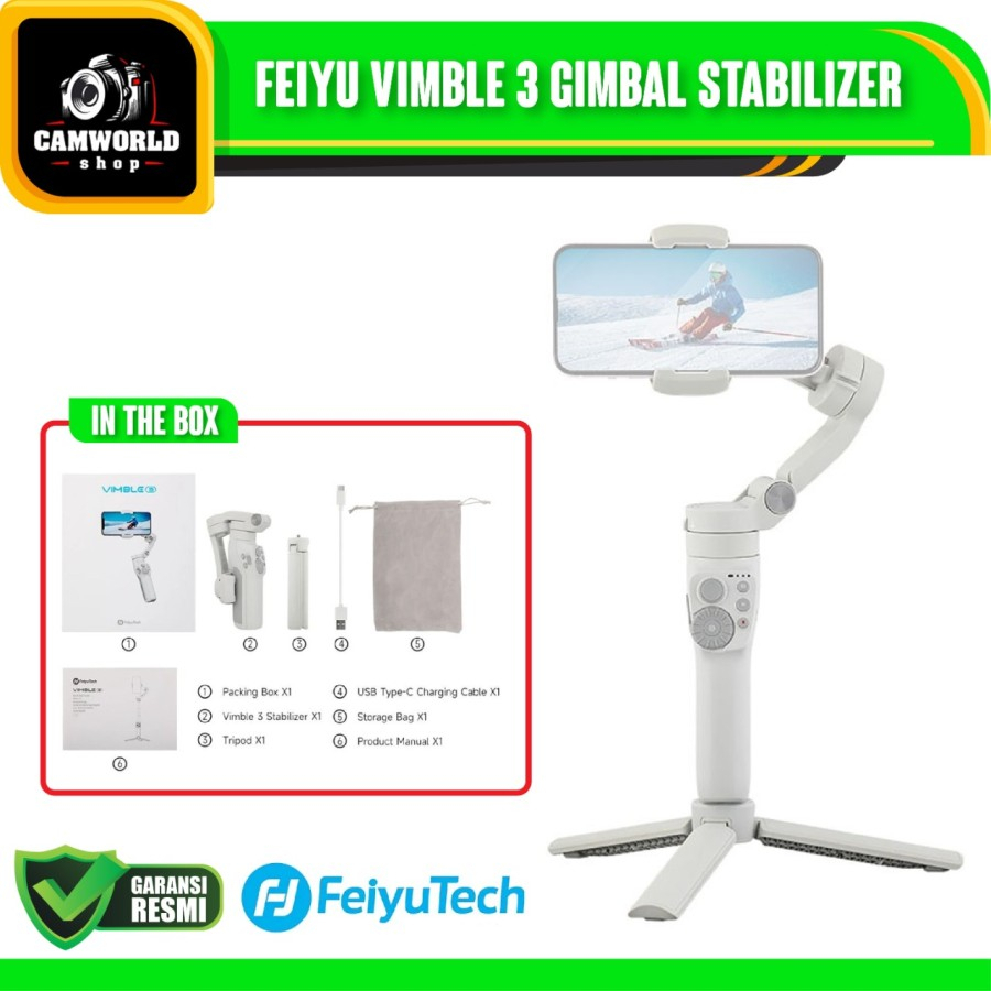 Feiyu Vimble 3 Gimbal Stabilizer HP Smartphone Feiyutech
