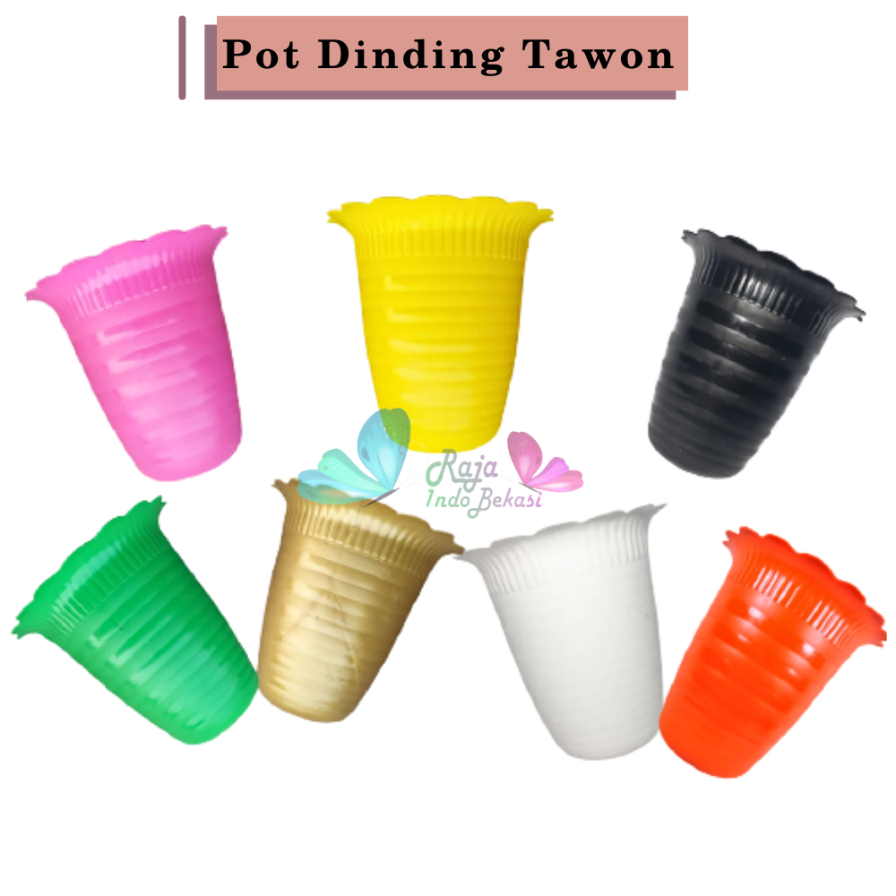 Pot Dinding New Tawon 15 Hitam Putih Gold Hijau Garden Of Love Pot Tempel Ombak Nkt Lavender Argo