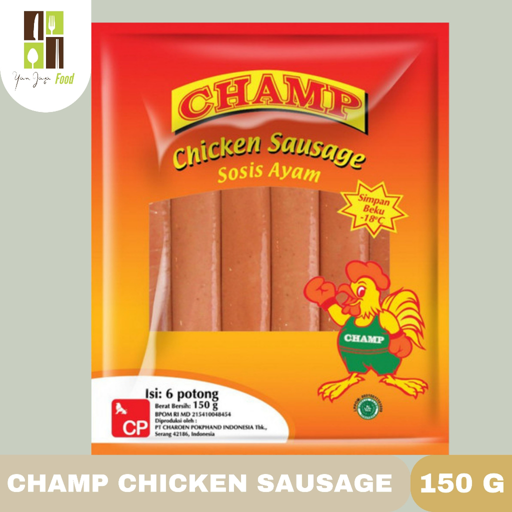 Champ Sausage / Champ Sosis / Sosis Ayam / Sosis Sapi 150g isi 6 Pcs