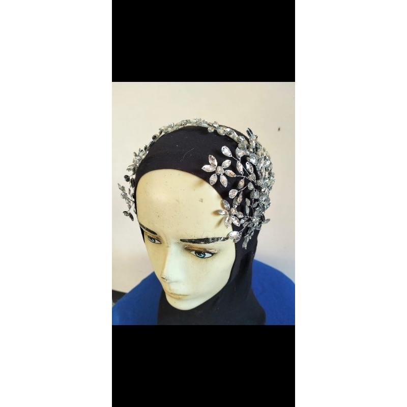 hiasan rambut/ hijab pengantin home Made