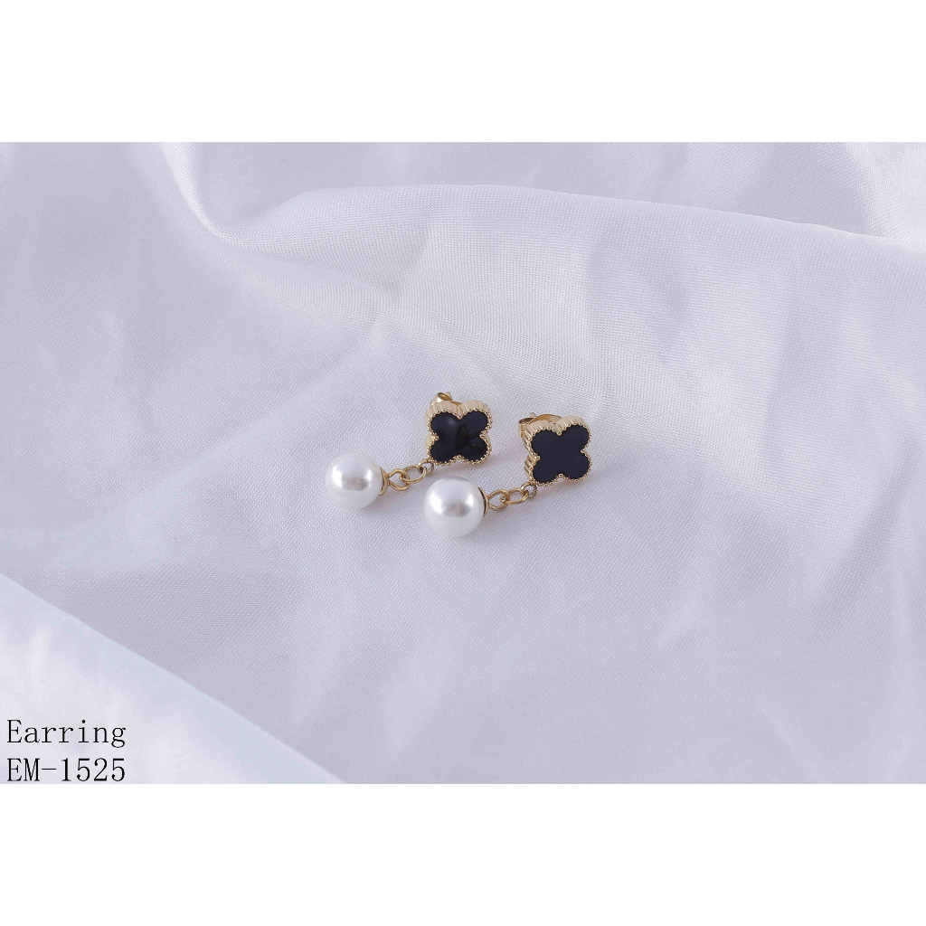 Anting Titanium Permata Cantik Perhiasan Fashion 1525