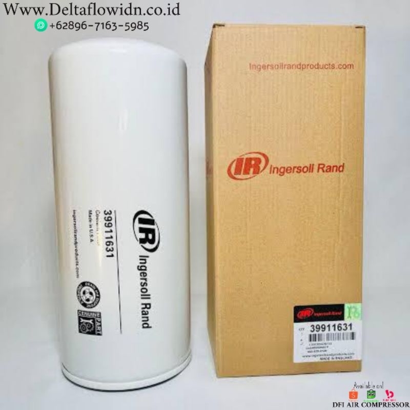 Filter Oil compressor ingersoll rand P/N 39911631