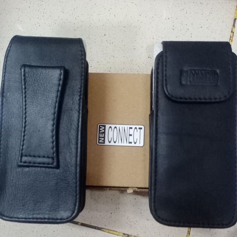 sarung connect Nokia E90 kulit pinggang tegak