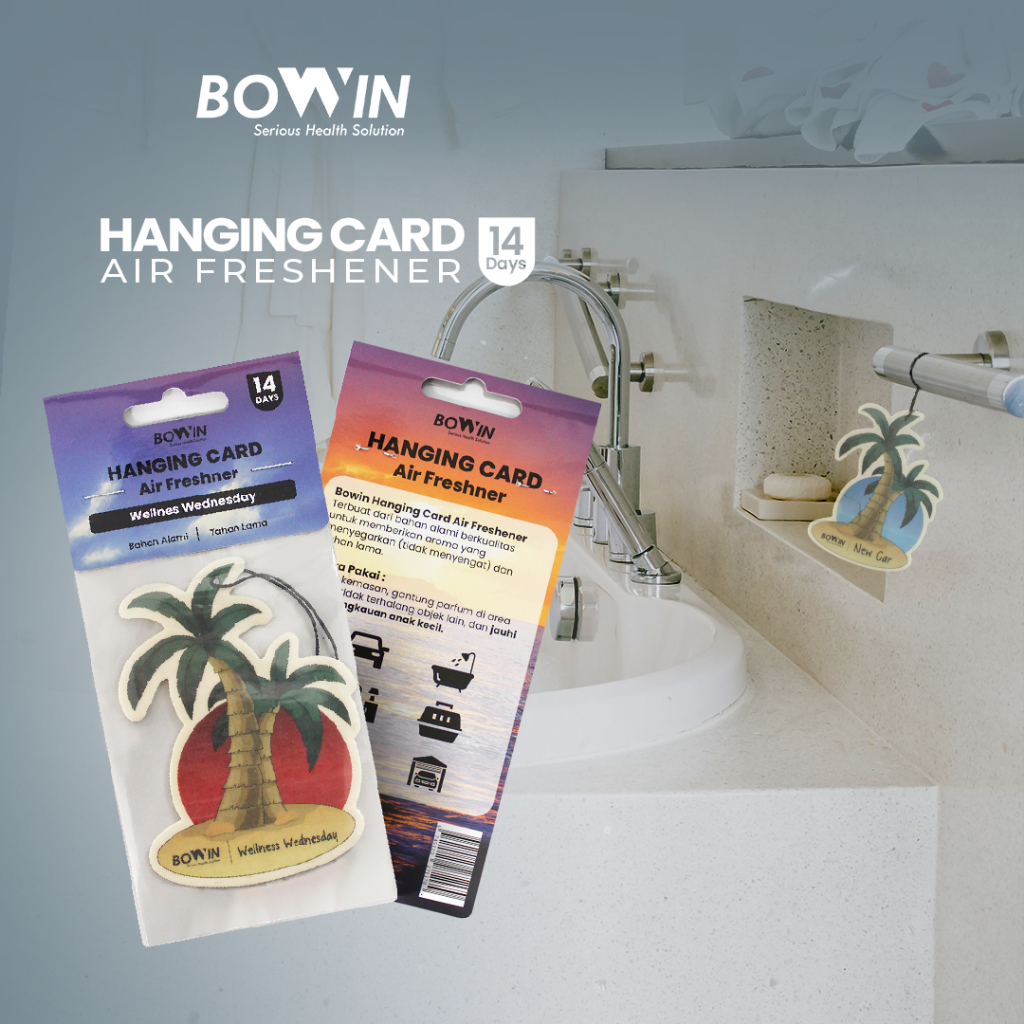 Bowin Parfum Gantung Mobil &amp; Ruangan (Pengharum, Pewangi, Aromaterapi)