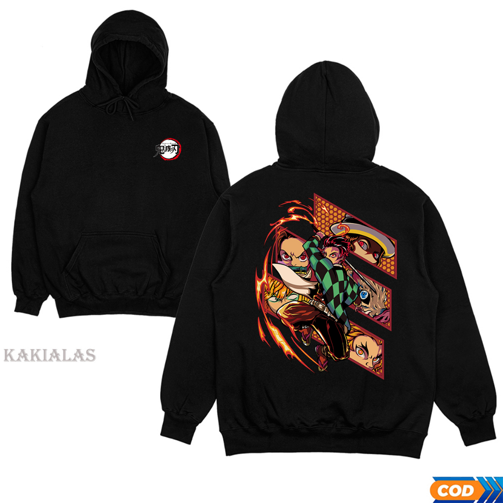 Hoodie Demon Slayer Kimetsu No Yaiba Or Sweater Crewneck Anime Unisex