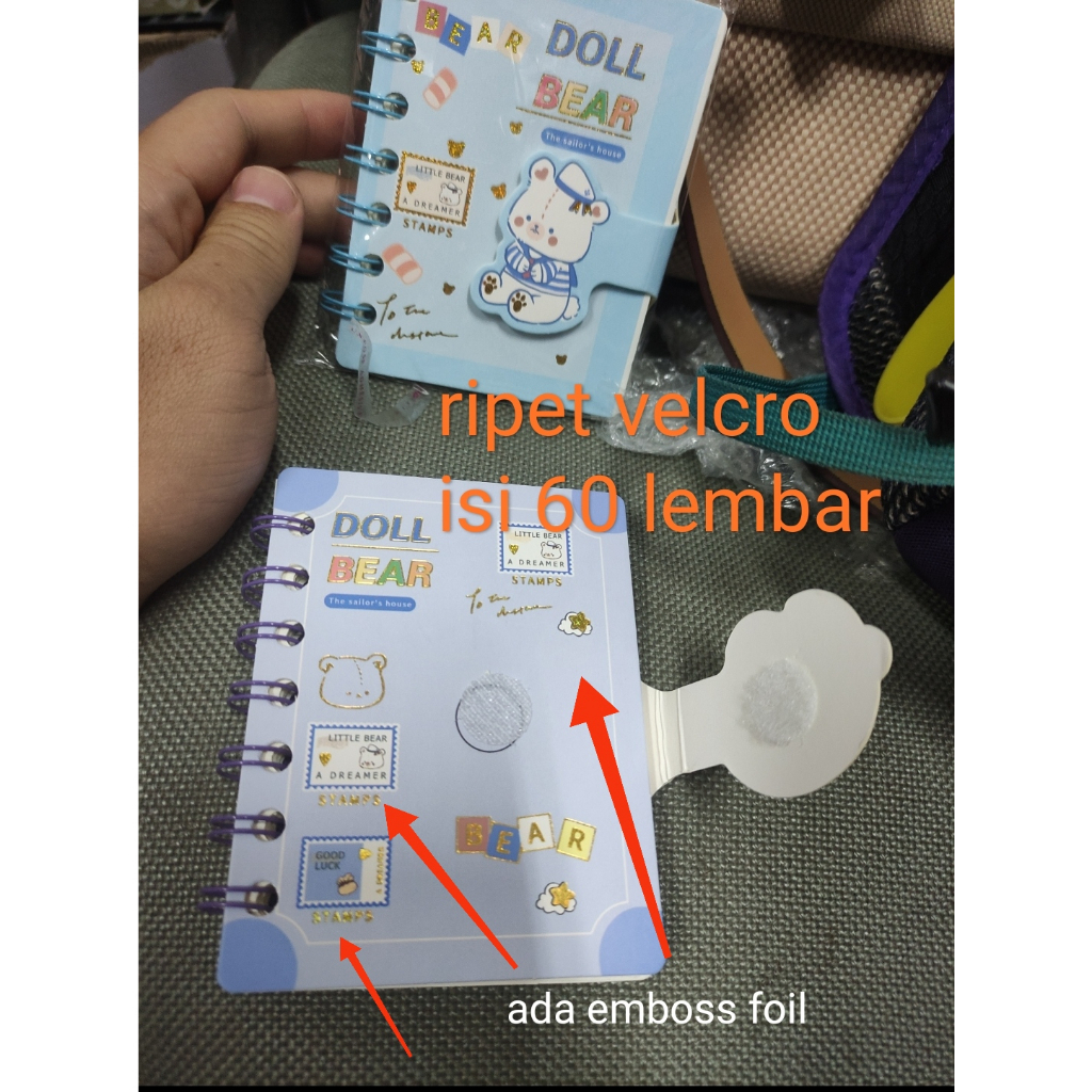 

buku memo ring spiral xq 821100 ukuran saku fancy import adam 8 10.5 cm