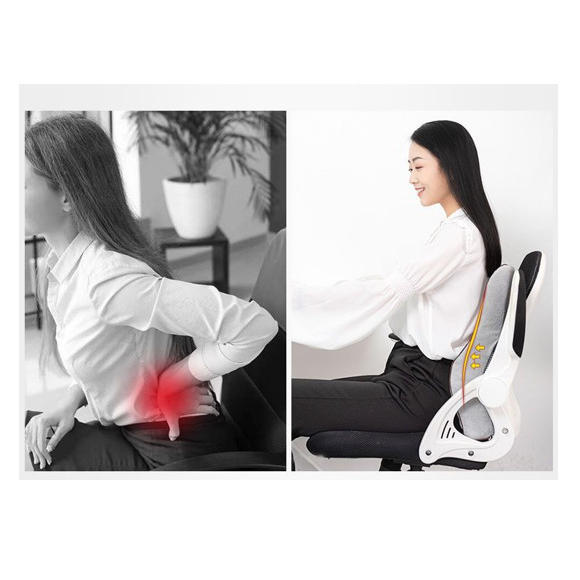 HAZY Lumbar Back Support Adjustable Bantal Sandaran Kursi Ergonomis