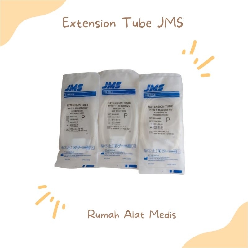Alat Medis Extension Tube 1500 mm JMS | Extension Tube Jms | ET 150 cm Jms