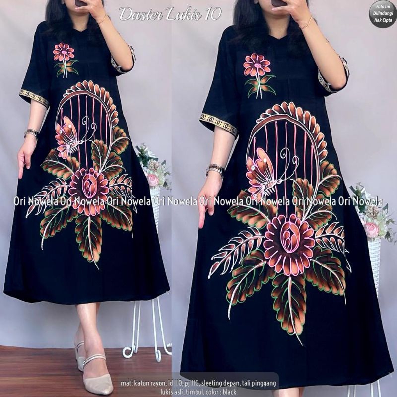 daster lukis tali pinggang
