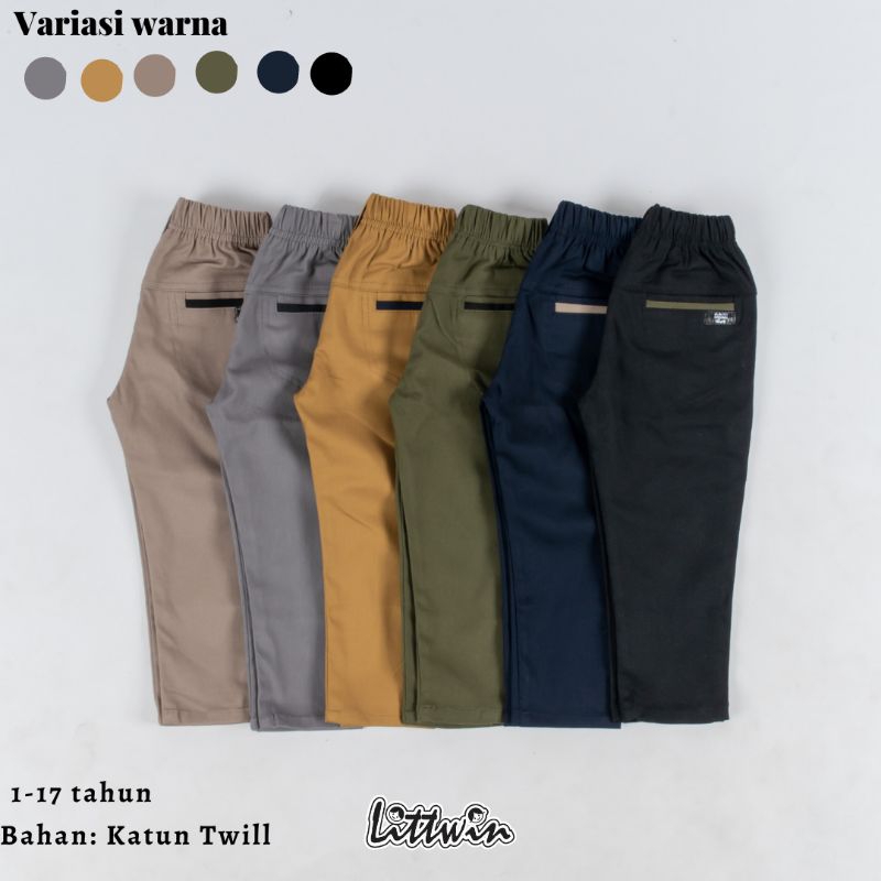 (11-18 tahun) Celana Chino Panjang Anak Remaja Premium Fany Collection