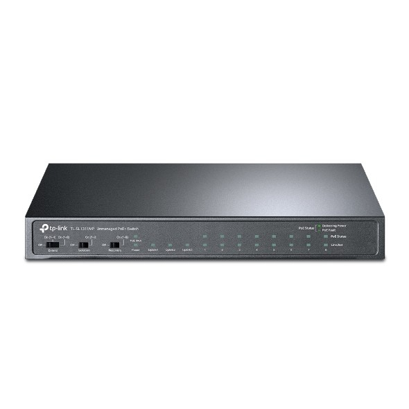 TP-LINK TL-SL1311MP 8-Port 10/100Mbps 3 Gigabit Desktop Switch TPLINK