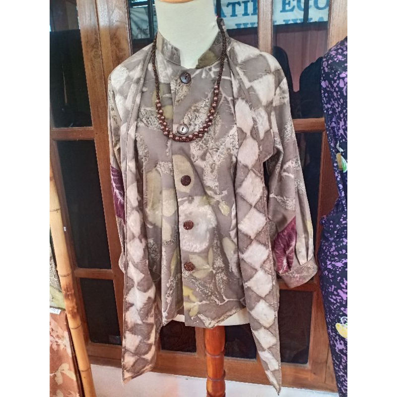 Baju Batik ecoprint modern elegan