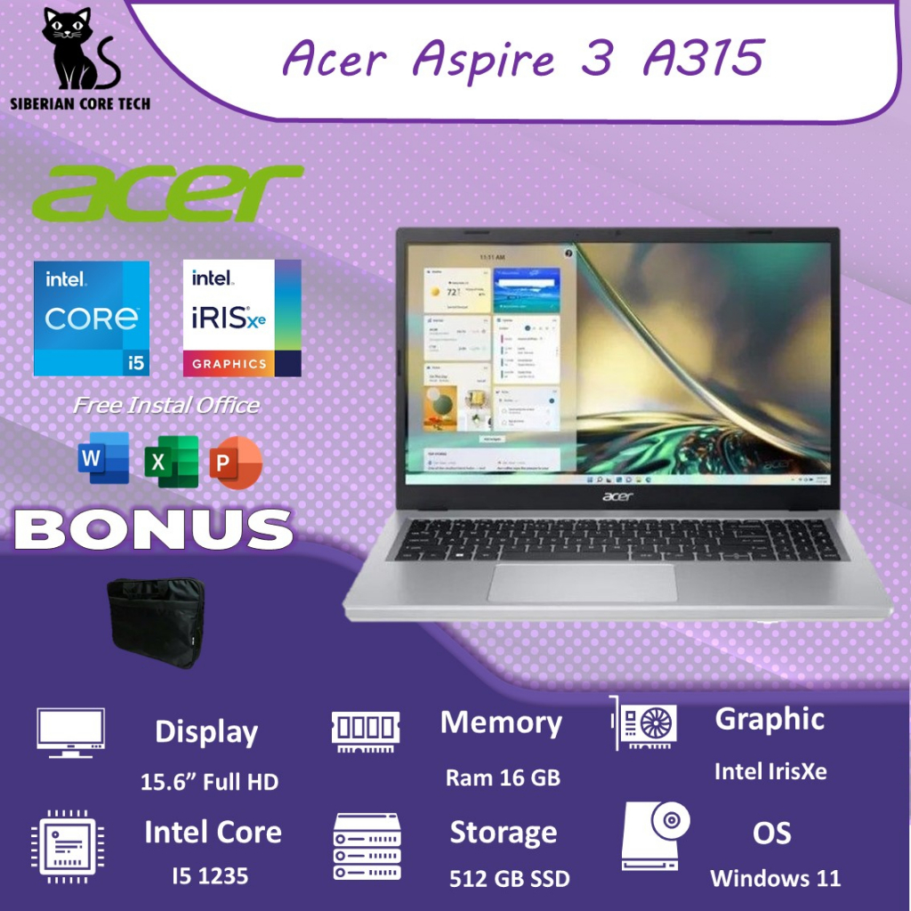 Laptop Acer Aspire 5 A514 I5 1335 8GB 512SSD W11PRE 14.0FHD IPS