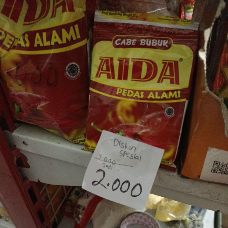 

Aida Cabe Bubuk 25gr sachet