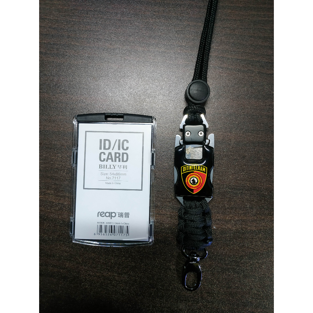 

TALI LANYARD ID MODEL TACTICAL LOGO DITINTELKAM