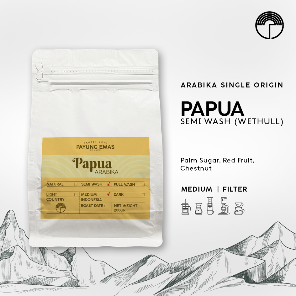 

Arabika Papua 200gr Roast Bean Coffee