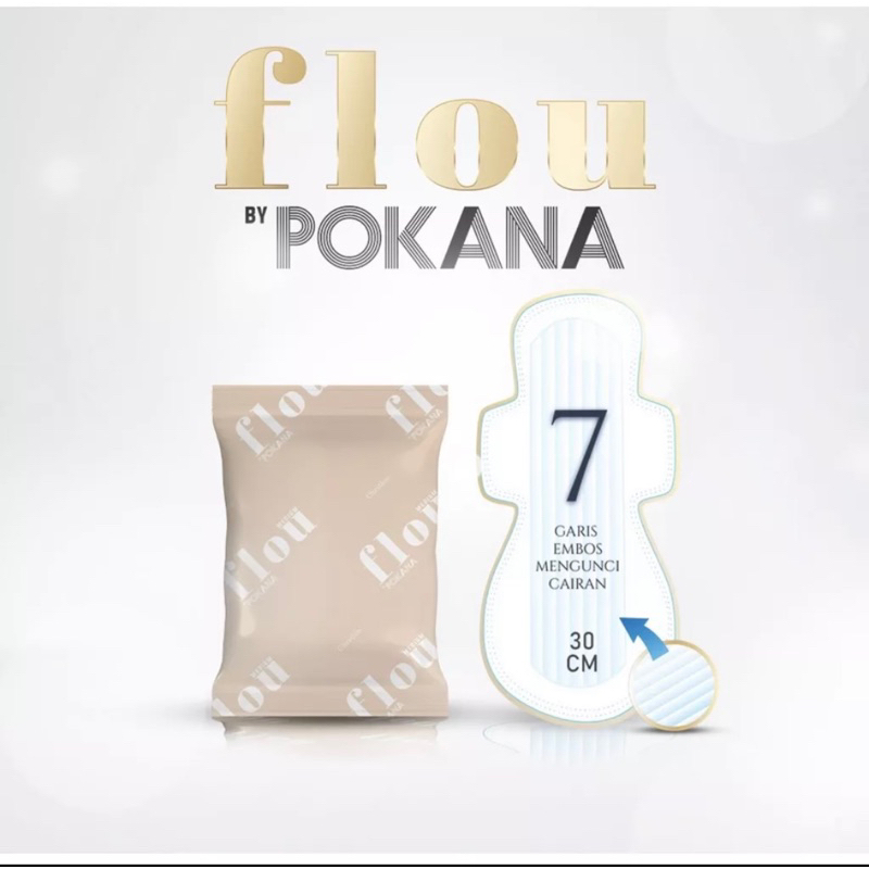 FLOU by POKANA ( Pembalut SAP Ultrathin 0,7 mm)