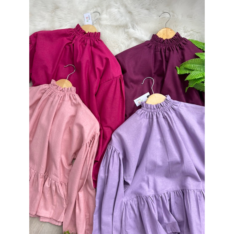 Catalina Blouse Karet Kriwil BY ALLN