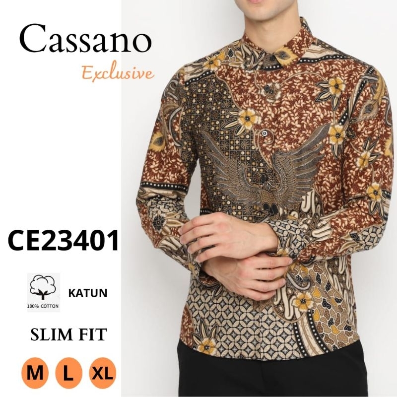 KEMEJA BATIK SLIMFIT EXCLUSIVE BATIK MEWAH
