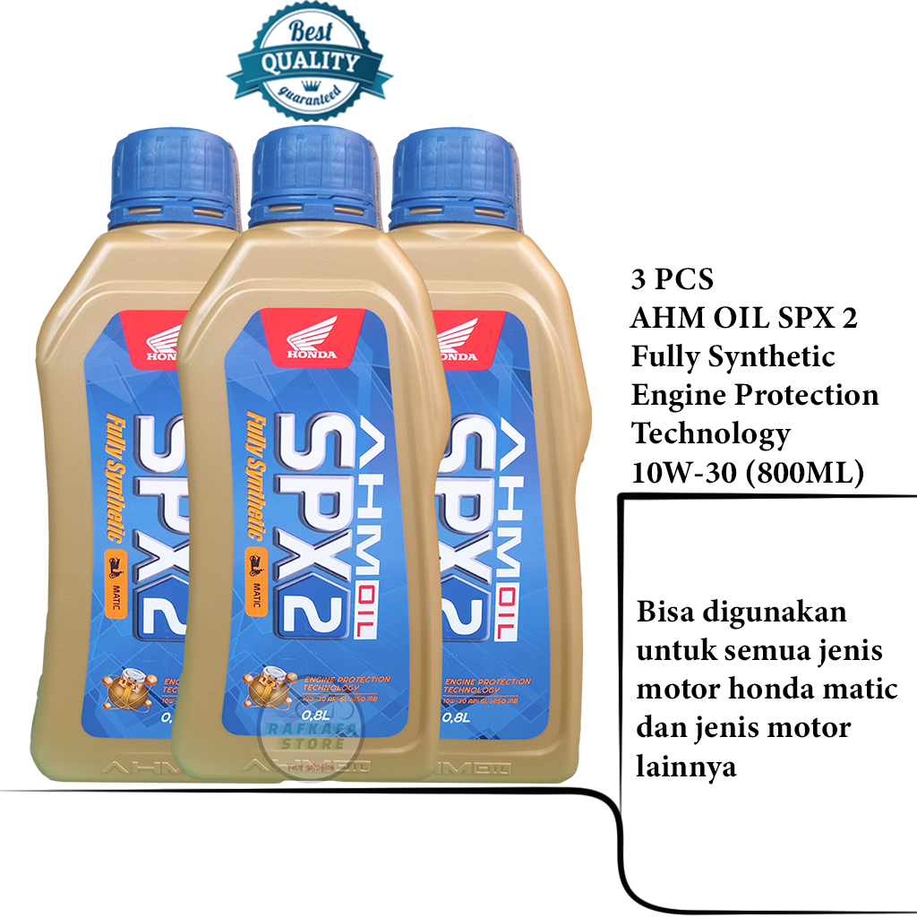 PAKET HEMAT-OLI AHM MPX 2 &amp; OLI AHM SPX 2 OLI MATIC 800 ML (3PCS)