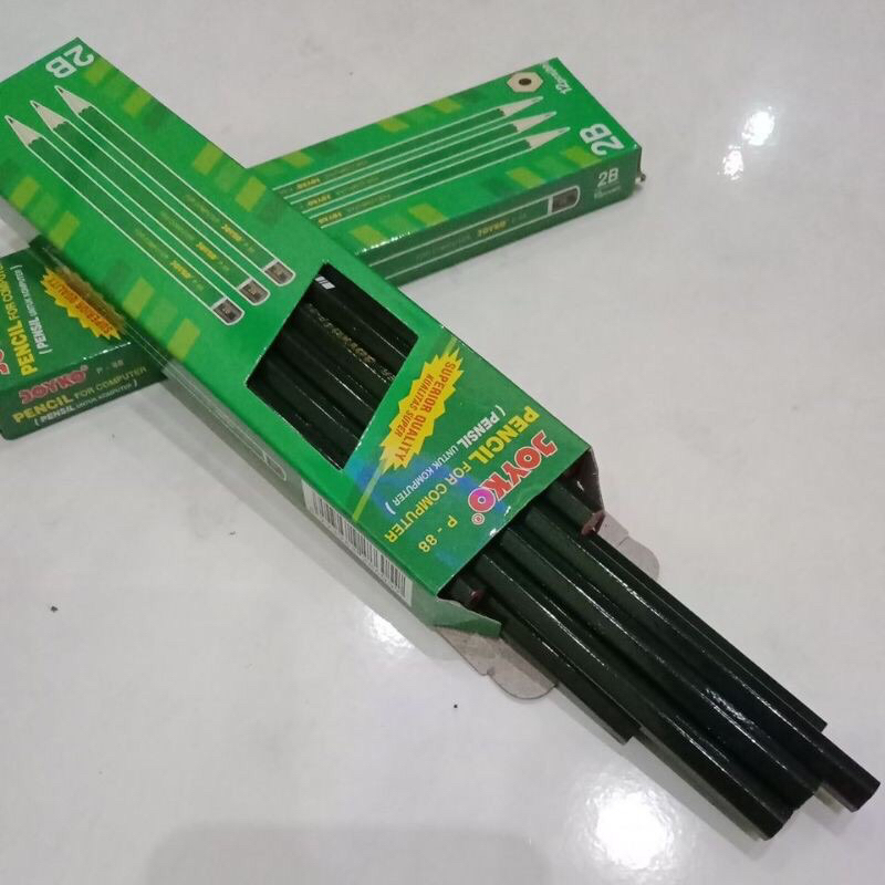 

12pcs Pensil Joyko 2B Pensil Komputer