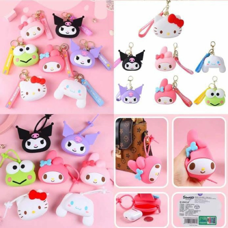 Dompet Koin Silikon Original Sanrio