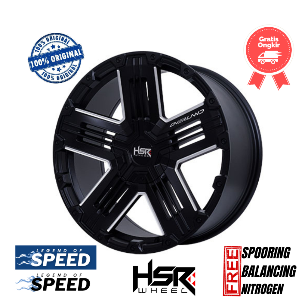 Velg HSR Ring 20 OVERLAND (Rubicon,CX-5,Lexus,Crv,Jeep,Almaz Dll)